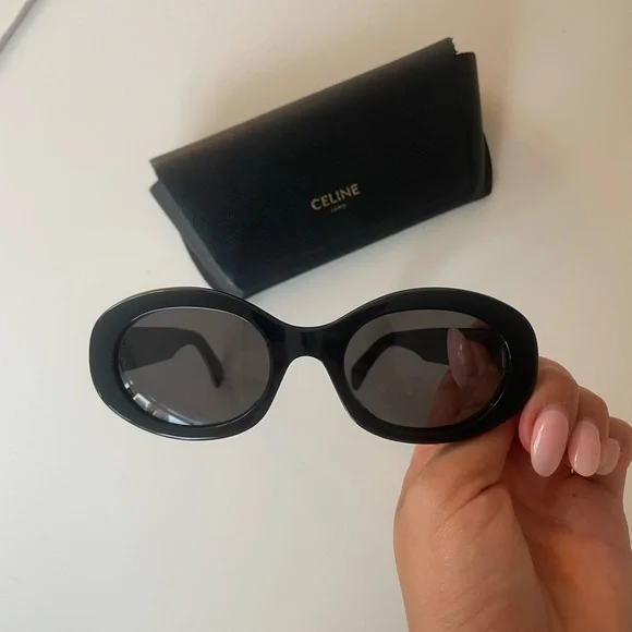 Celine Triomphe Oval Sunglasses 52mm - Picture 8 of 10